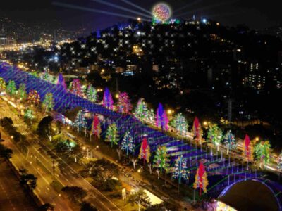 Christmas Lights in Medellin