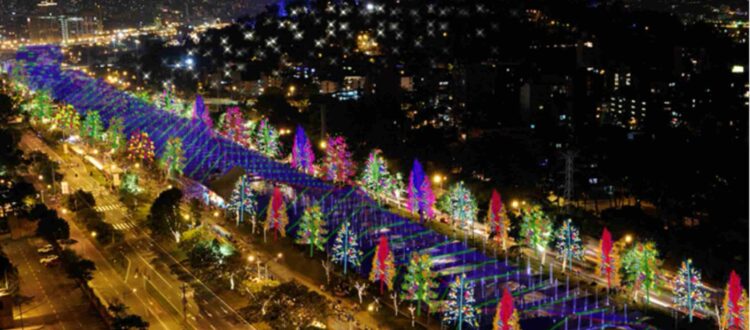 Christmas Lights in Medellin