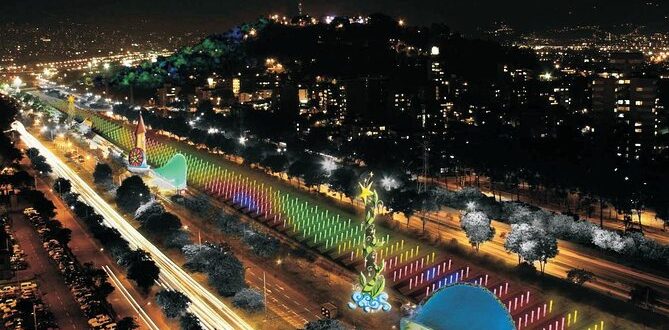 Medellin Christmas lights